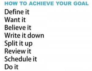 How to Achieve Your&nbsp;Goals